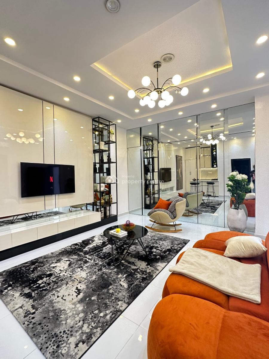 Beautifully Designed 1bedroom Apartment with Cinema, Chevron Drive, Lekki, Lagos, Flat / Apartment Short Let