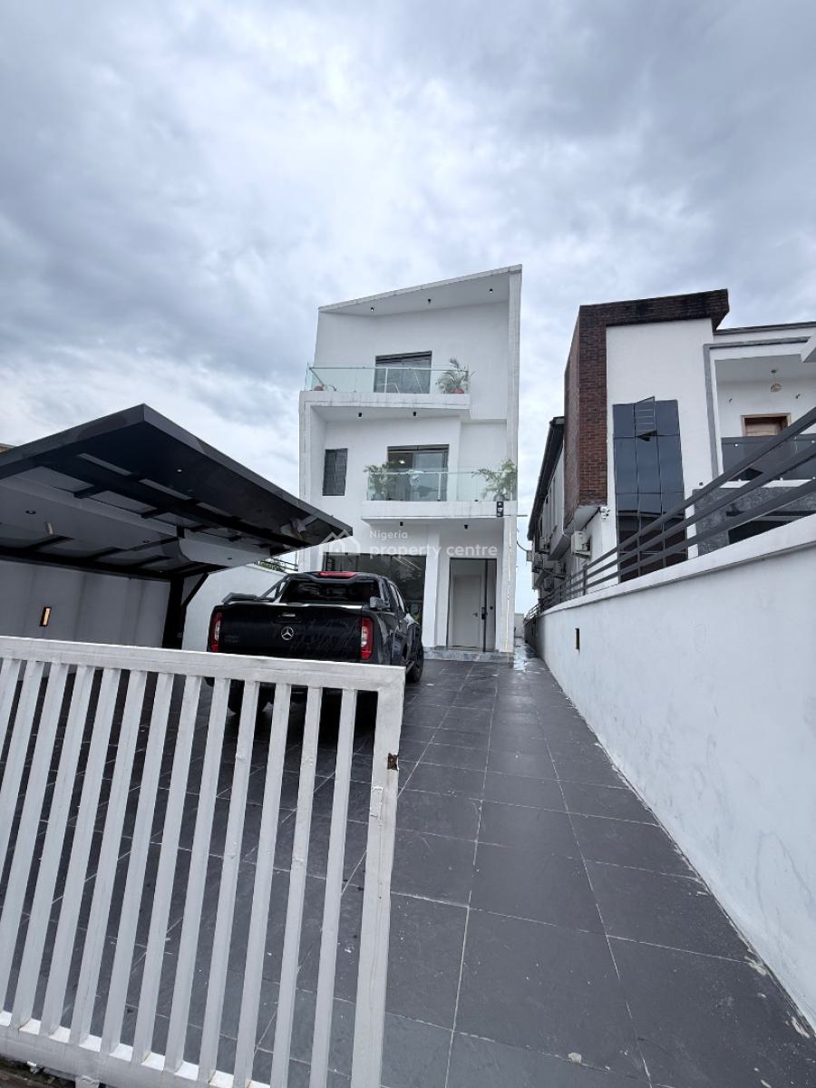 Luxurious 5-bedroom Fully Detached Duplex with Rooftop, Cinema & Pool, Chevron, Lekki, Lagos, Detached Duplex for Sale