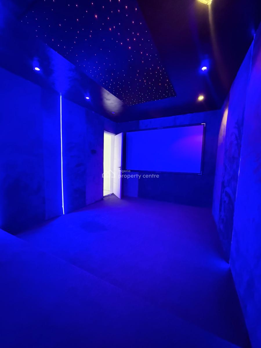 Luxurious 5-bedroom Fully Detached Duplex with Rooftop, Cinema & Pool, Chevron, Lekki, Lagos, Detached Duplex for Sale