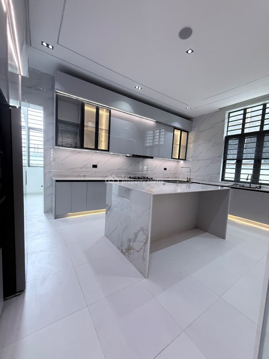 Exquisite 6-bedroom Fully Detached Luxury Home with Rooftop & Cinema, Chevron, Lekki, Lagos, Detached Duplex for Sale