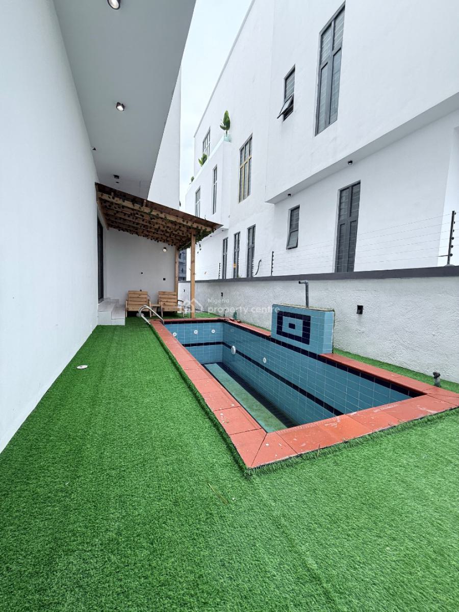Exquisite 6-bedroom Fully Detached Luxury Home with Rooftop & Cinema, Chevron, Lekki, Lagos, Detached Duplex for Sale