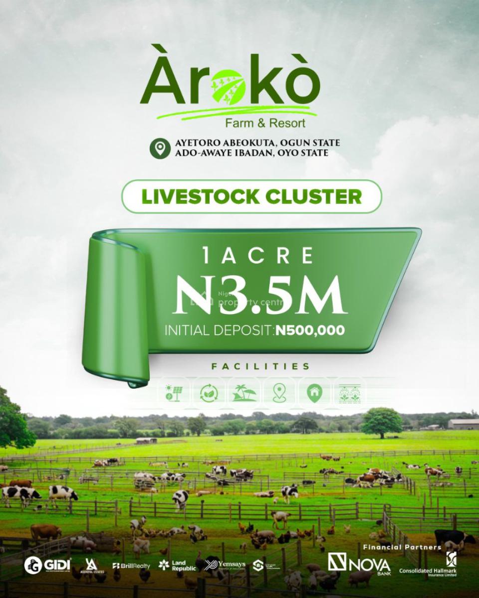 Acres of Farmland, Aiyetoro, Abeokuta, Ogun State & Ado-awaye Ibadan, Oyo, Abeokuta South, Ogun, Land for Sale