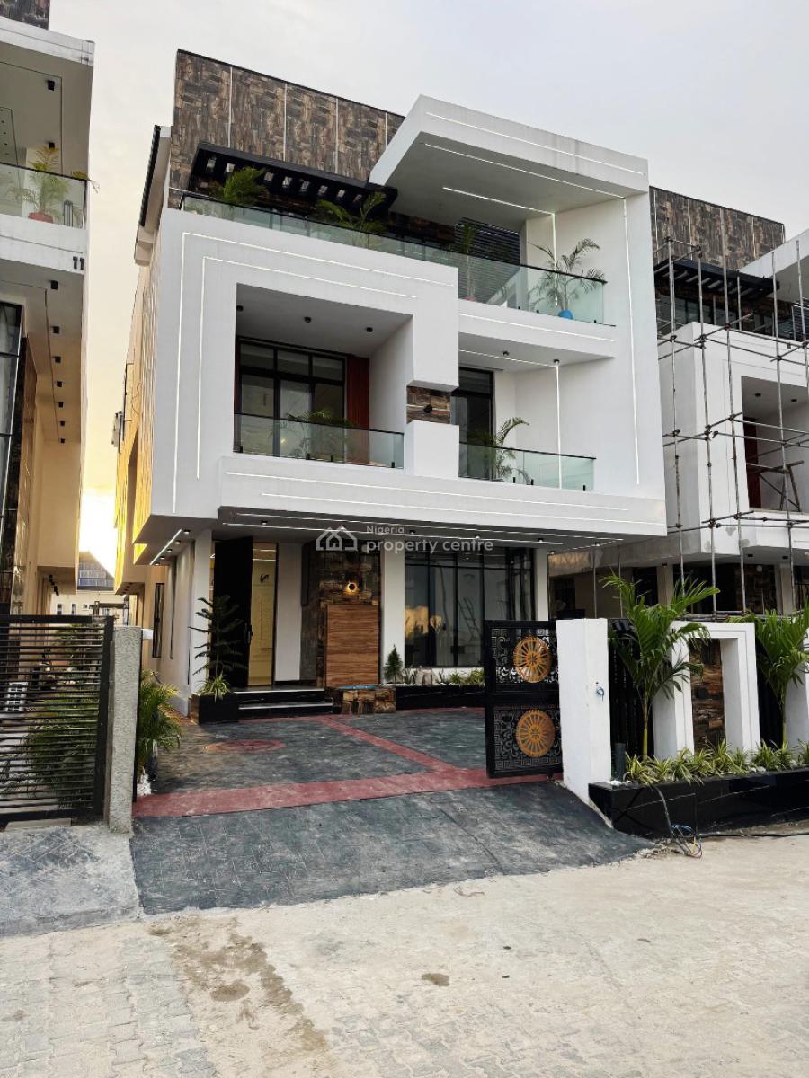 Magnificent 6 Bedroom Fully Detached Duplex with Cinema, Pool, Gym, Chevron, Lekki, Lagos, Detached Duplex for Sale