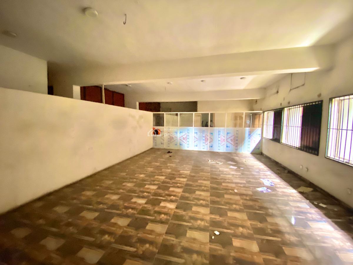 110 Sqm Open Plan Office Space on Ground Floor, Adeniyi Jones Ikeja, Ikeja, Lagos, Office Space for Rent
