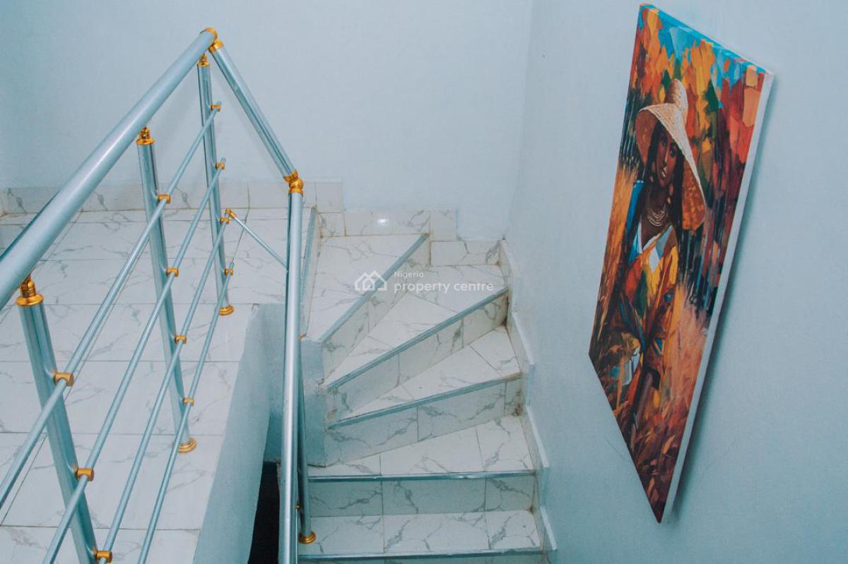 Fully Furnished 4 Bedroom Terrace Duplex with Inverter, Ikota Villa Estate, Lekki, Lagos, Terraced Duplex for Rent