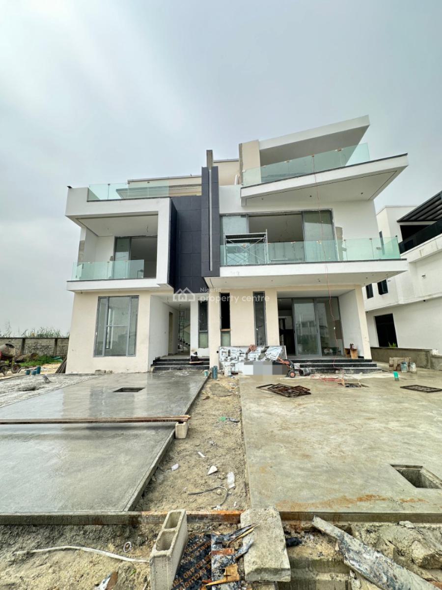 Aesthetic Pleasing 5 Bedroom Fully Detached Duplex with Bq,cinema,pool, Gigantic 5 Bedroom Detached Duplex with Bq,cinema,pool & Rooftop Terra, Ikate, Lekki, Lagos, Detached Duplex for Sale