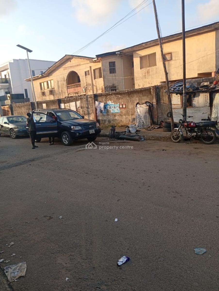 Block of 4 Units of Spacious 3 Bedroom Flat on One and Half Plot Corne, Izibaolowo Off Orelope Egbeda  Title Cofo, Egbeda, Alimosho, Lagos, Block of Flats for Sale