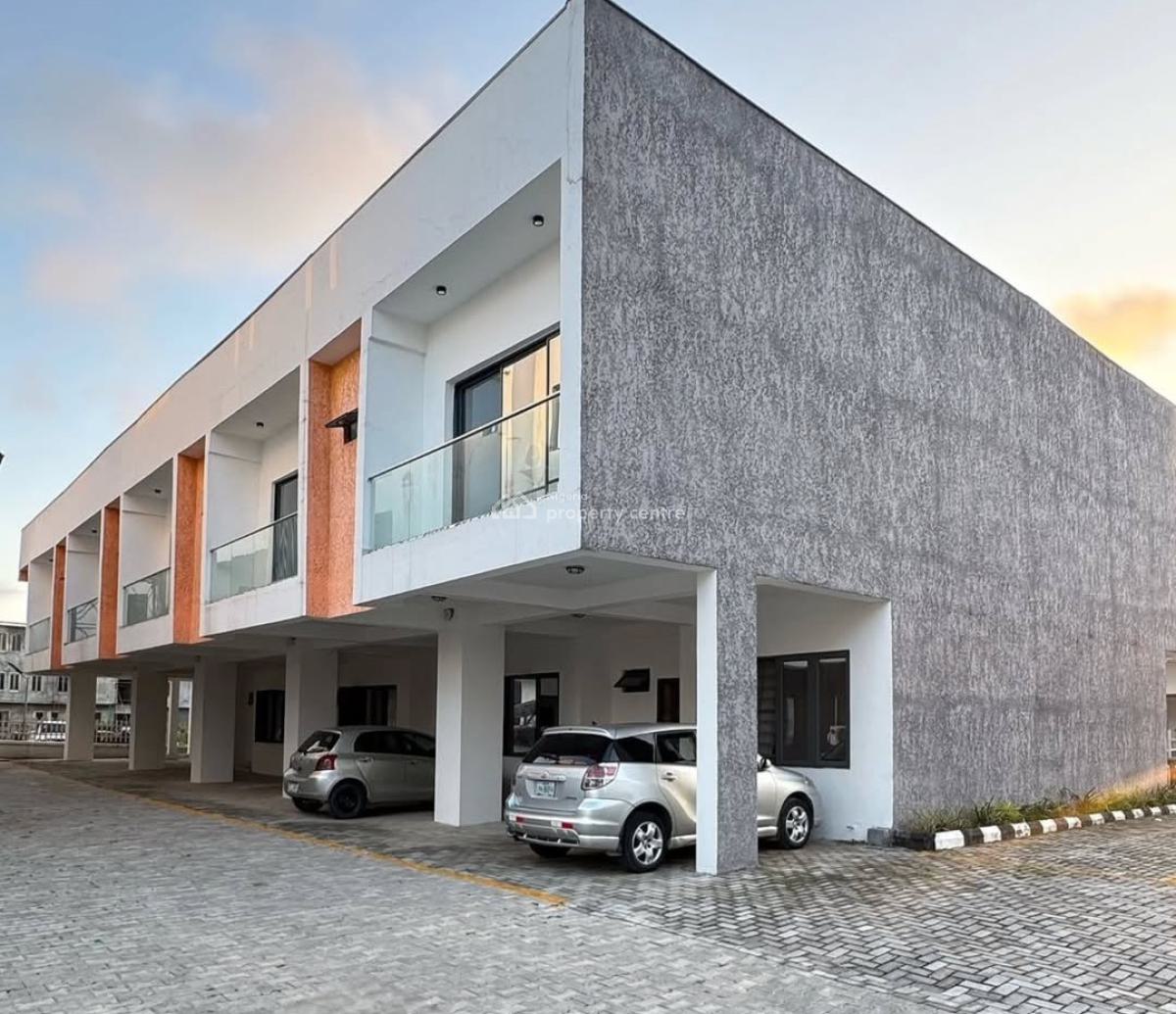 Spacious 3bedroom Terrace Duplex with Bq at Orchid Road, Orchid Road Lekki By Jj Apartment, Lekki, Lagos, Terraced Duplex for Rent