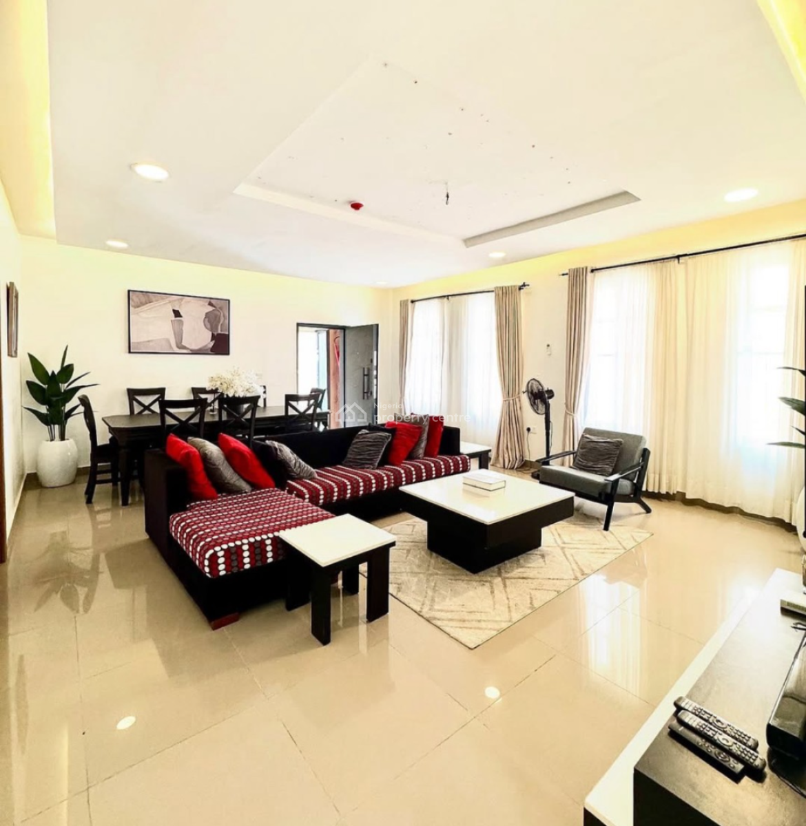 Unfurnished 3 Bedroom Apartment with 4 Air Conditioners, Orchid Road, Lekki, Lagos, Flat / Apartment for Rent