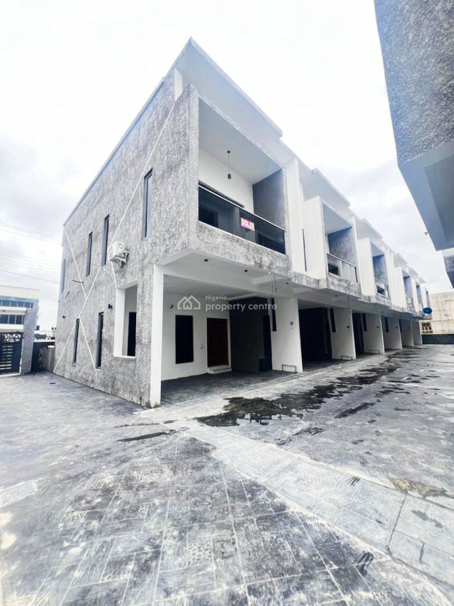 The Most Affordable 4 Bedroom Terrace Duplex with Bq, Ikota, Lekki, Lagos, Terraced Duplex for Sale