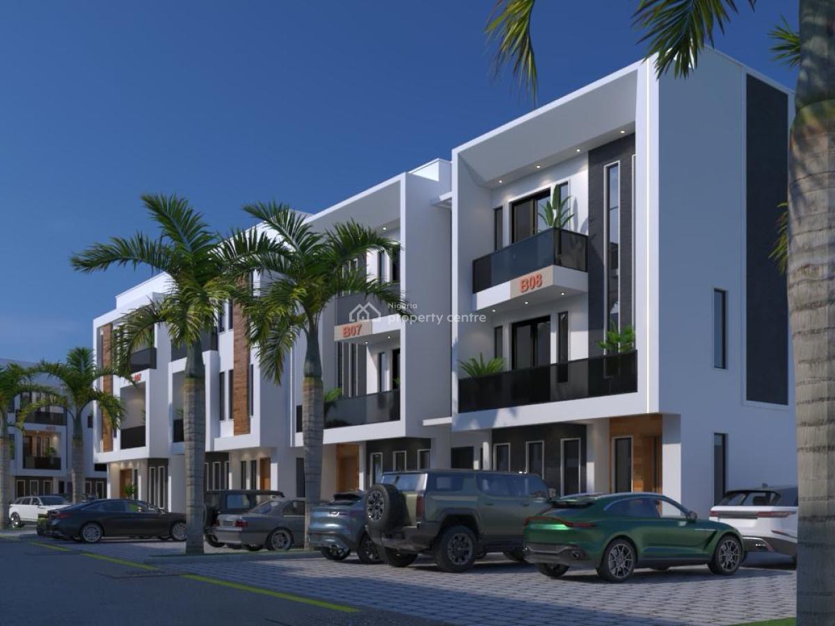 3 Bedroom Terrace Duplex with a Bq Wisdom Court, Adjacent Lekki Gardens Phase 2 Estate, Ajah, Lagos, Terraced Duplex for Sale
