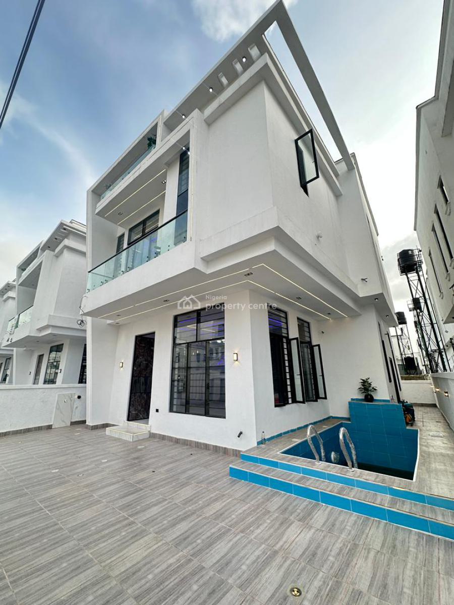 Luxury 4 Bedroom Fully Detached Duplex with Bq and Swimming Pool, Ajah, Lagos, Detached Duplex for Sale