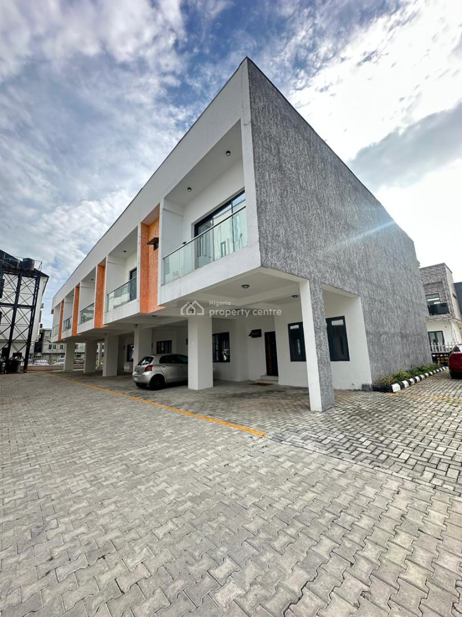 Spacious Luxury 3 Bedroom Terrace Duplex with Bq, Chevron Toll Gate, Orchid Road, Lekki, Lagos, Terraced Duplex for Sale