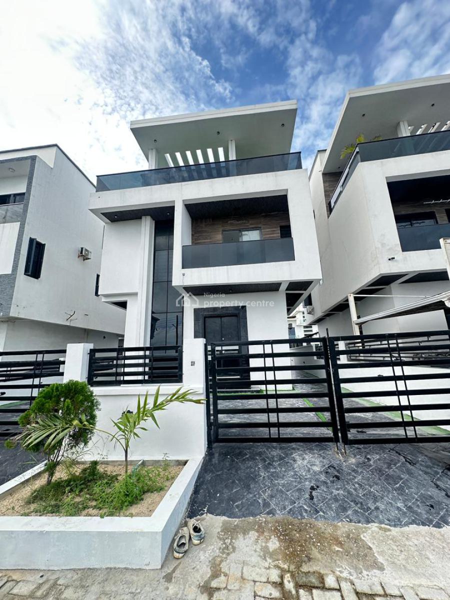 Spacious 4 Bedroom Fully Detached Duplex W/ Bq, Pool & Rooftop Terrace, Chevron Toll Gate, Orchid Road, Lekki, Lagos, Detached Duplex for Sale