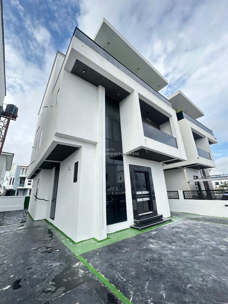 Spacious 4 Bedroom Fully Detached Duplex W/ Bq, Pool & Rooftop Terrace, Chevron Toll Gate, Orchid Road, Lekki, Lagos, Detached Duplex for Sale