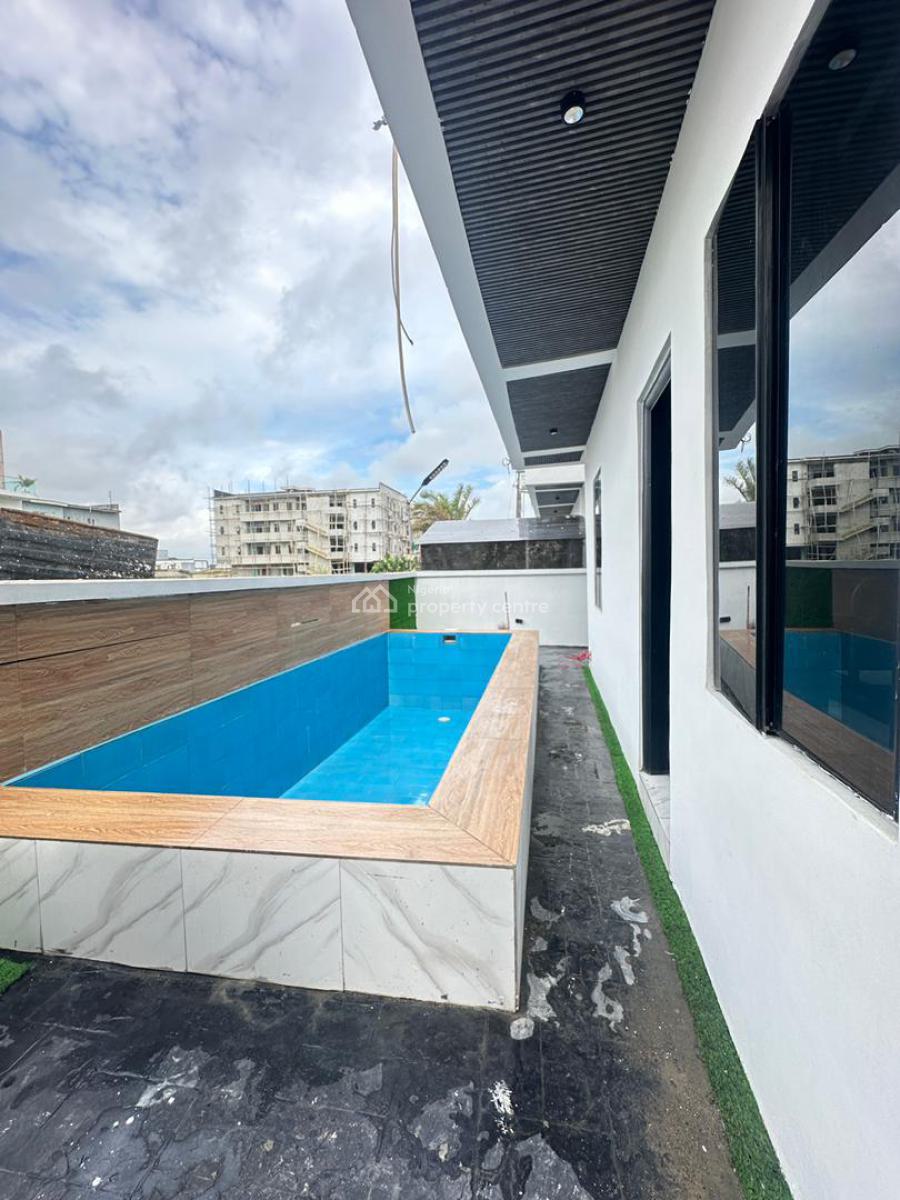 Spacious 4 Bedroom Fully Detached Duplex W/ Bq, Pool & Rooftop Terrace, Chevron Toll Gate, Orchid Road, Lekki, Lagos, Detached Duplex for Sale