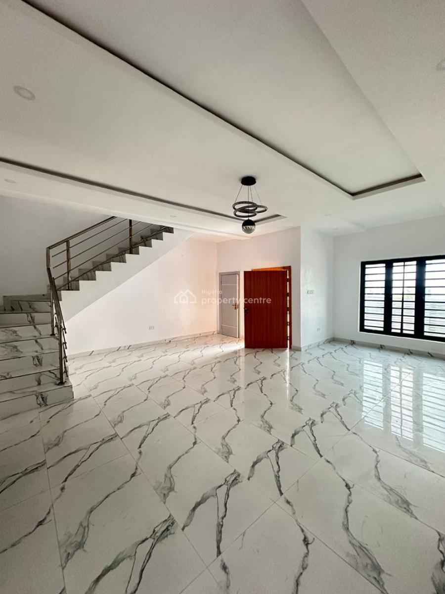 Elegant 5 Bedroom Terrace Duplex with Bq and Rooftop Terrace, Chevron Toll Gate, Orchid Road, Lekki, Lagos, Terraced Duplex for Sale