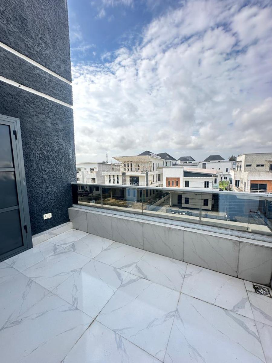 Elegant 5 Bedroom Terrace Duplex with Bq and Rooftop Terrace, Chevron Toll Gate, Orchid Road, Lekki, Lagos, Terraced Duplex for Sale