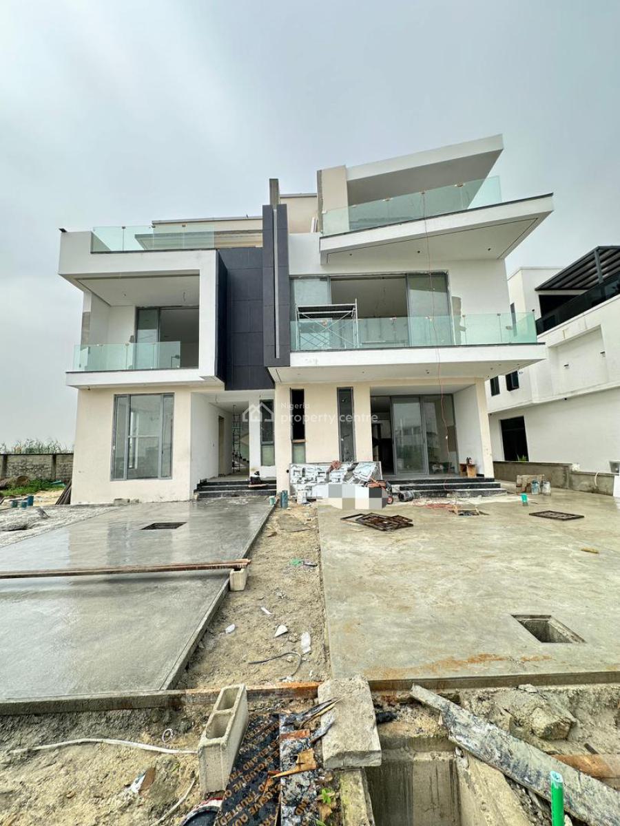 Well-built 5 Bedroom Semi-detached Duplex with Bq, Pool, Cinema, Cowrie Creek, Ikate, Lekki, Lagos, Semi-detached Duplex for Sale