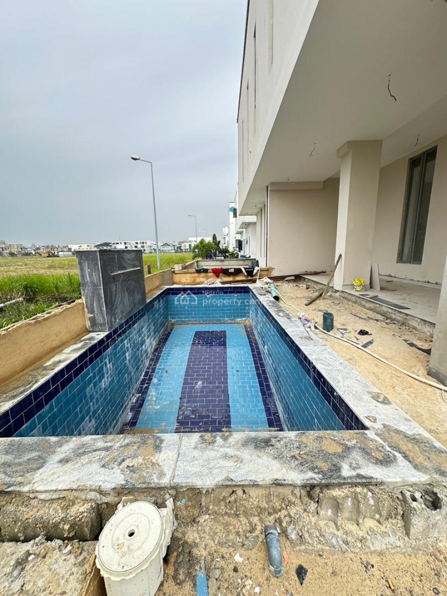 Well-built 5 Bedroom Semi-detached Duplex with Bq, Pool, Cinema, Cowrie Creek, Ikate, Lekki, Lagos, Semi-detached Duplex for Sale