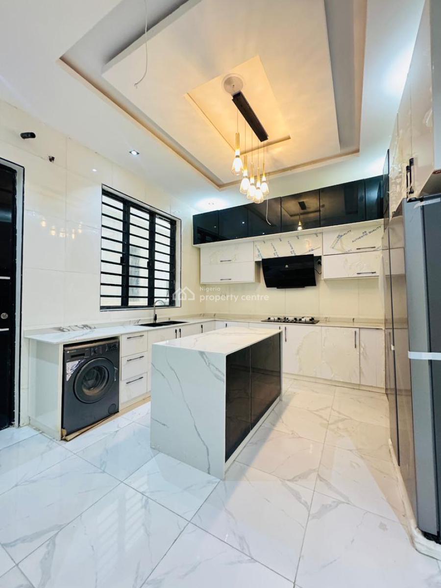 Classy 5 Bedroom Detached Duplex with a Bq and Pool, Chevron, Lekki, Lagos, Detached Duplex for Sale