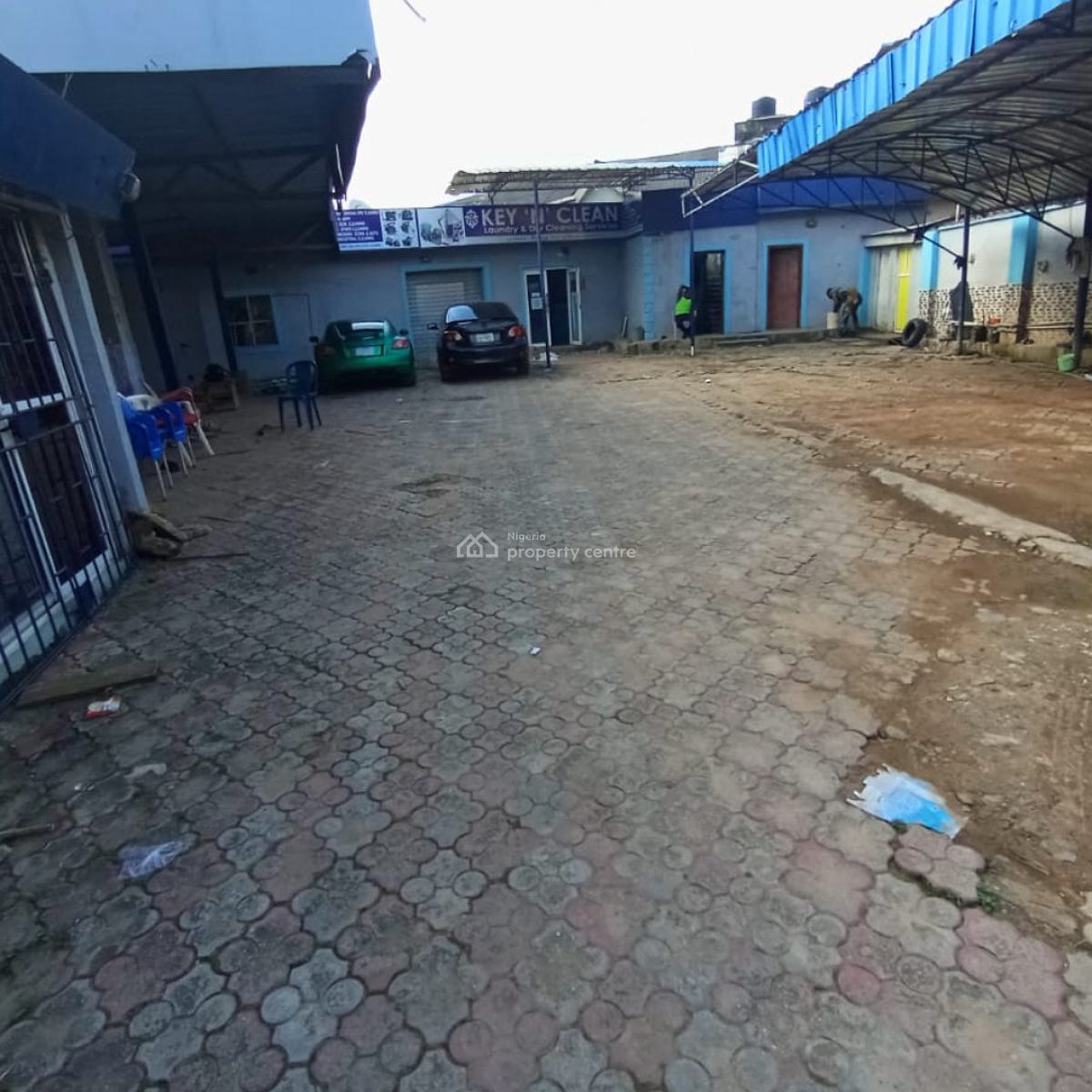 Commercial Hall with Space and Carwash Along The Road, Shagari Estate Egbeda Lagos, Alimosho, Lagos, Warehouse for Rent