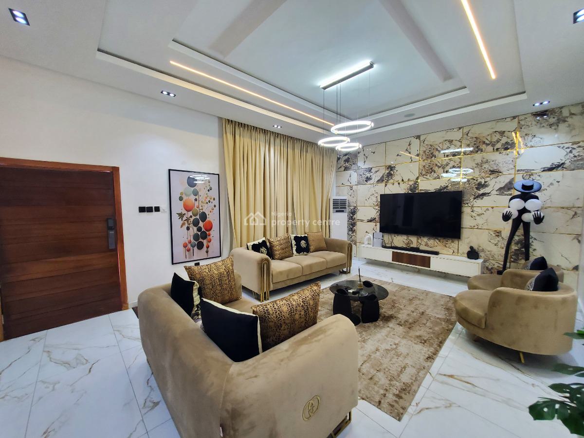 Furnished 4 Bedroom Semidetached Duplex with Bq, Ikate, Lekki, Lagos, Semi-detached Duplex for Rent