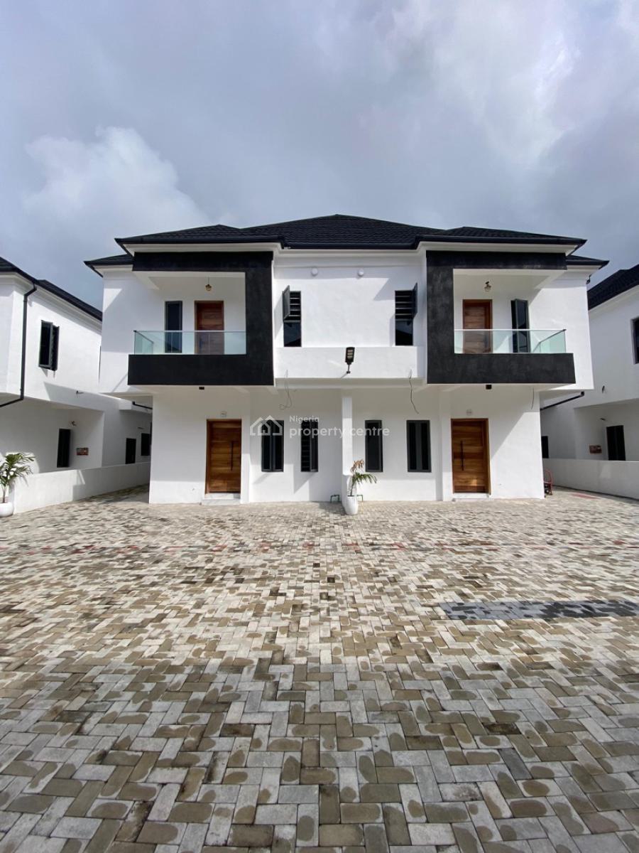 4 Bedroom Semi Detached Duplex Bq, Pool, Gym, Vgc Extension, Lekki, Lagos, Semi-detached Duplex for Sale