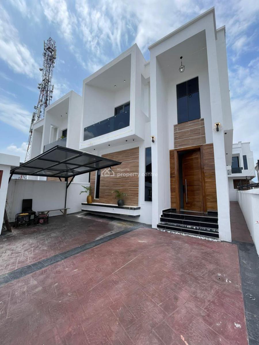 Amazing 5 Bedroom Duplex with a Bq and a Pool, Chevron, Lekki, Lagos, House for Sale