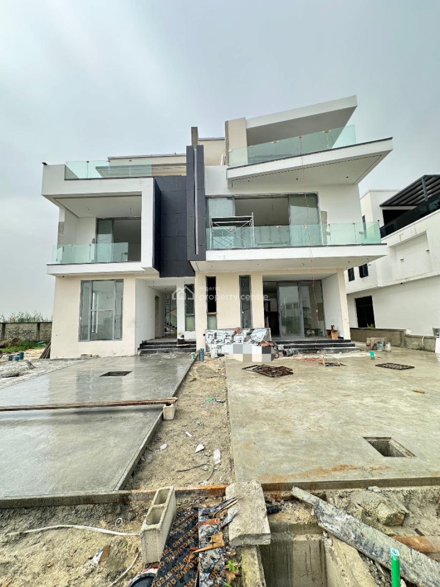 Luxury 5 Bedroom Semi-detached Duplex + Bq, Swimming Pool, Cinema, Less Than 5 Minutes Drive From Nike Art Gallery, Ikate Elegushi, Lekki, Lagos, Semi-detached Duplex for Sale