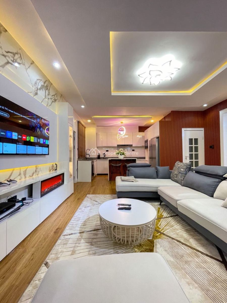 Luxury 2 Bedroom Fully Automated with Alexa, Swimming Pool,ps5 &snooke, Platinum Way Ikate, Ikate Elegushi, Lekki, Lagos, Flat / Apartment Short Let