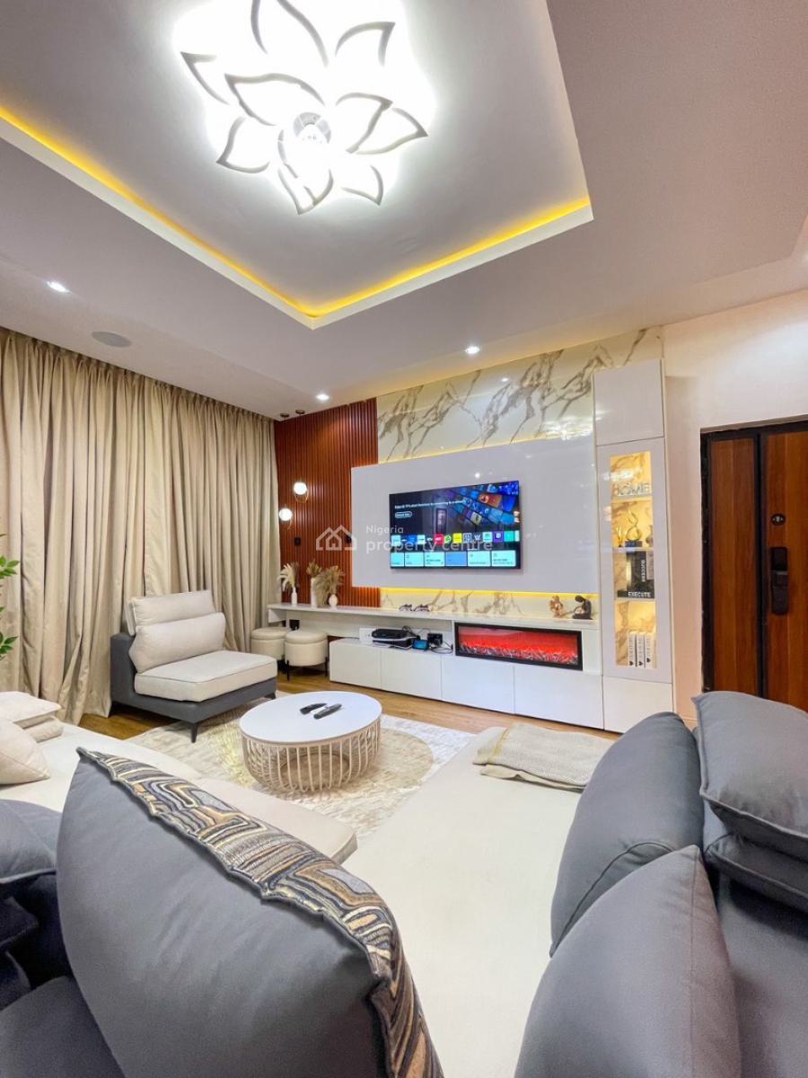 Luxury 2 Bedroom Fully Automated with Alexa, Swimming Pool,ps5 &snooke, Platinum Way Ikate, Ikate Elegushi, Lekki, Lagos, Flat / Apartment Short Let