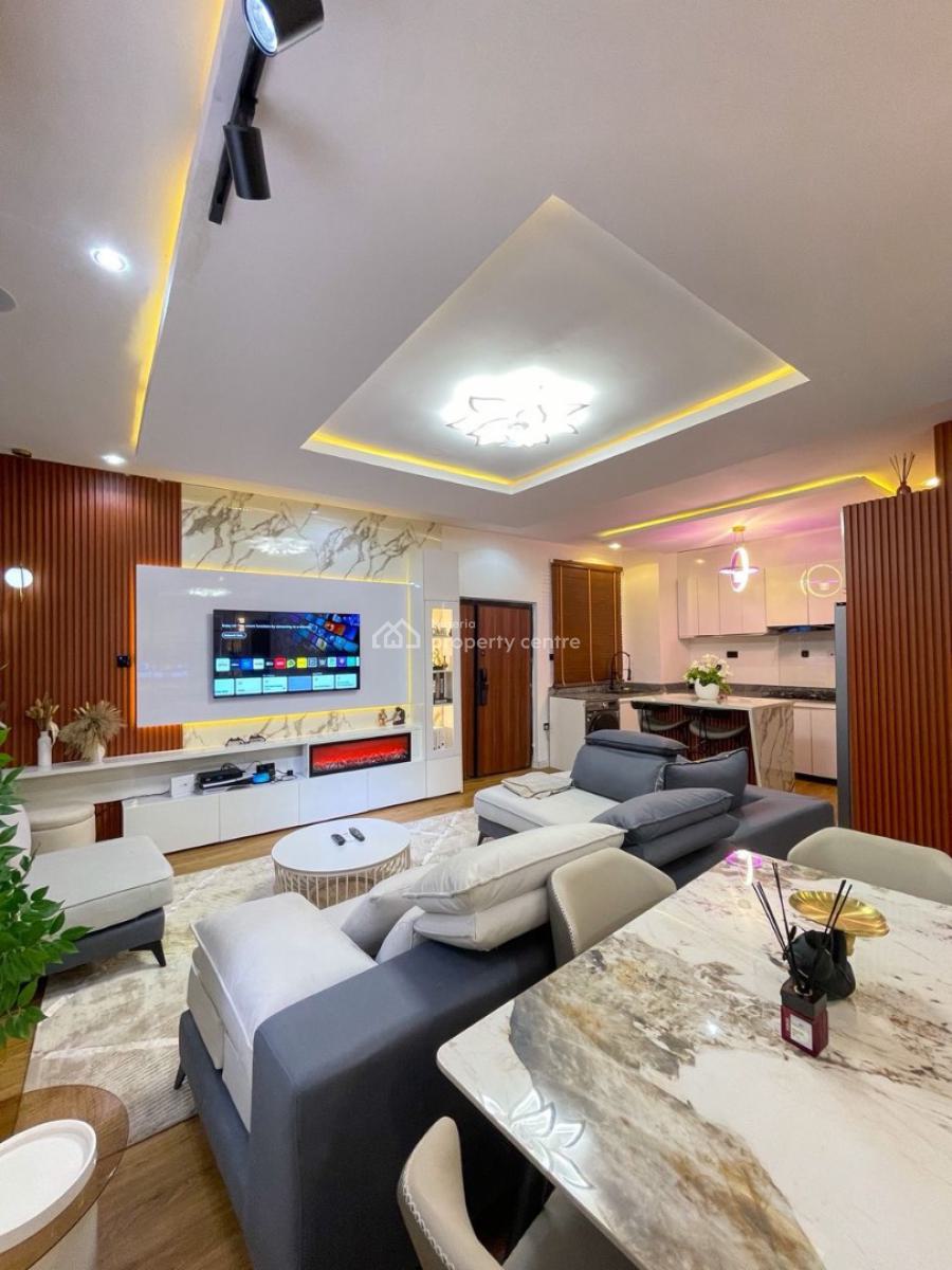 Luxury 2 Bedroom Fully Automated with Alexa, Swimming Pool,ps5 &snooke, Platinum Way Ikate, Ikate Elegushi, Lekki, Lagos, Flat / Apartment Short Let