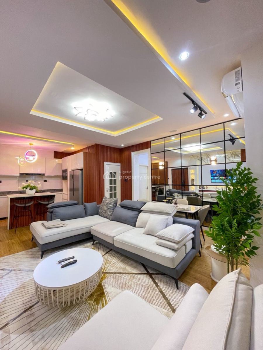 Luxury 2 Bedroom Fully Automated with Alexa, Swimming Pool,ps5 &snooke, Platinum Way Ikate, Ikate Elegushi, Lekki, Lagos, Flat / Apartment Short Let