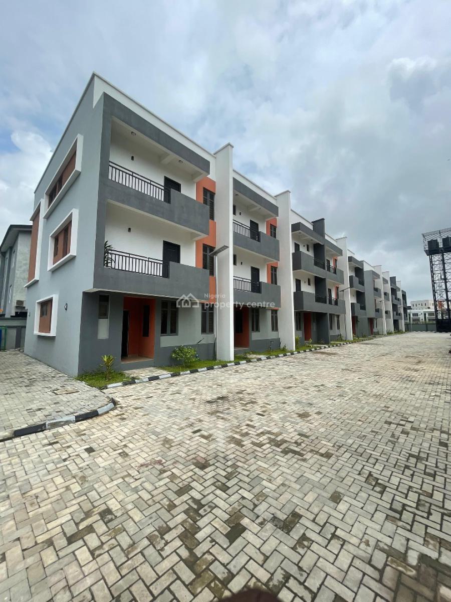 Luxury 4 Bedroom  Terraced Duplex with Bq, Contemporary Detailed Home with Bq in a Secured Mini Estate, Ikate, Lekki, Lagos, Terraced Duplex for Sale