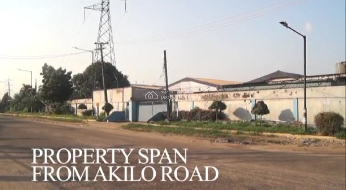 a Corner Plot Property on a Land Measuring 2.5 Acres., Plot 4 Akilo Road,ogba Lagos, Ikeja, Lagos, House for Sale