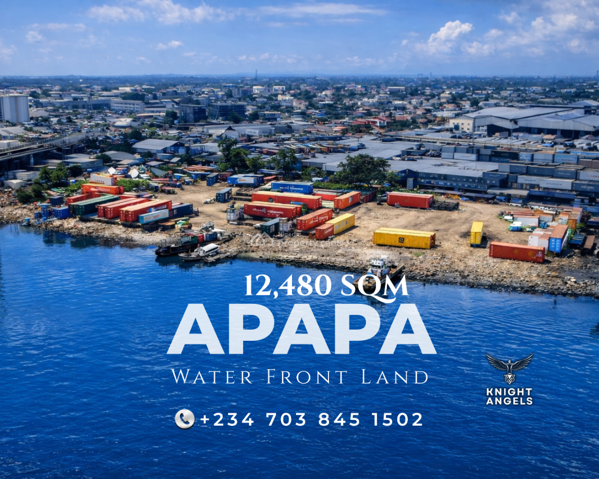 12,480 Sqm Waterfront Land, Kirikiri, Apapa, Lagos, Land for Sale