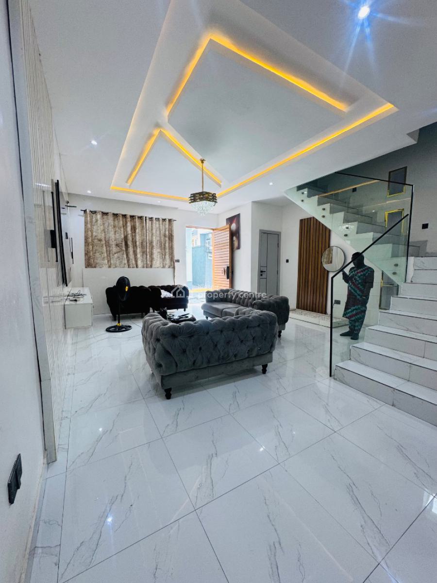 Luxury Furnished 4 Bedroom Terrace Duplex in a Gated Estate, Opebi, Ikeja, Lagos, Terraced Duplex for Sale