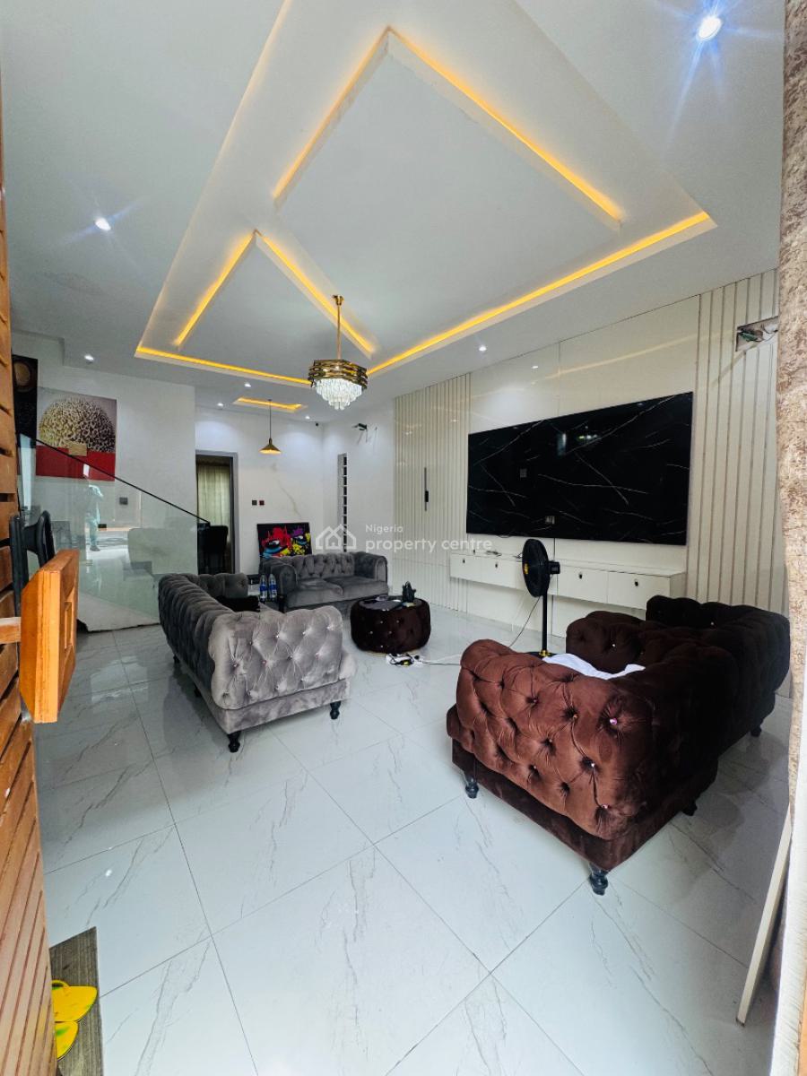Luxury Furnished 4 Bedroom Terrace Duplex in a Gated Estate, Opebi, Ikeja, Lagos, Terraced Duplex for Sale