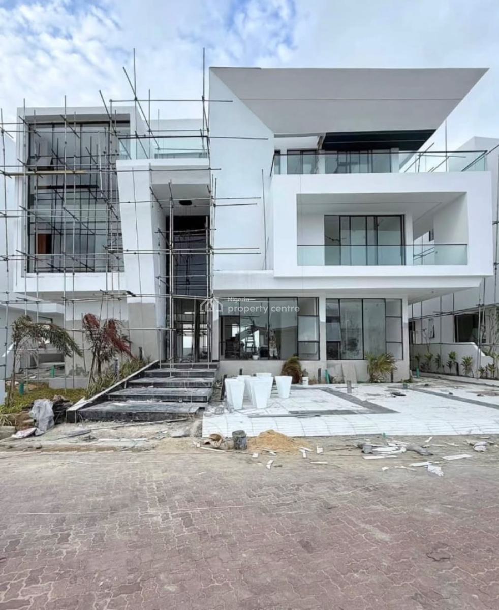5 Bedroom Waterfront Mansion with Incredibly Sublime Detailing, Osapa, Lekki, Lagos, House for Sale