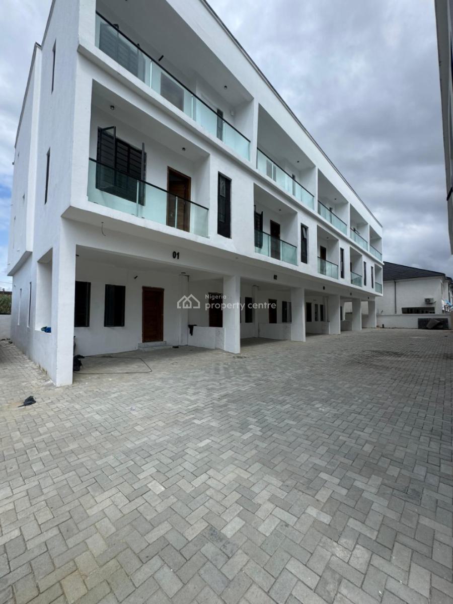 Newly Built,  Very Spacious 4 Bedroom Terrace Duplex with Bq, Chevron Toll Gate, Orchid Road, Lekki, Lagos, Terraced Duplex for Sale