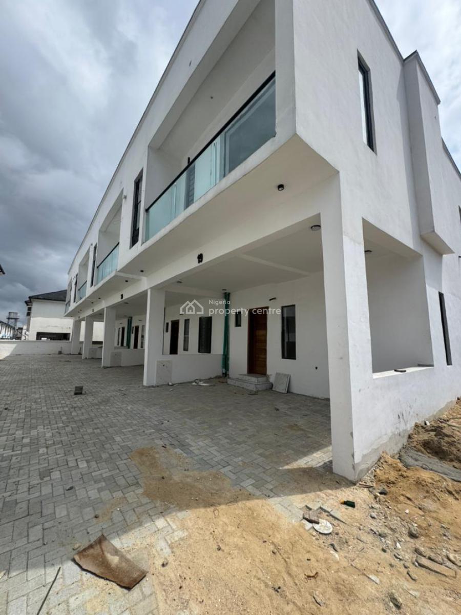 Newly Built,  Very Spacious 4 Bedroom Terrace Duplex with Bq, Chevron Toll Gate, Orchid Road, Lekki, Lagos, Terraced Duplex for Sale