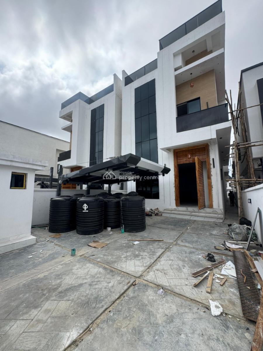 Gigantic 5 Bedroom Detached Duplex with Rooftop Swimming Pool, with Gym,pool,cimena Chevron Toll Gate, Orchid Road, Lekki, Lagos, Detached Duplex for Sale