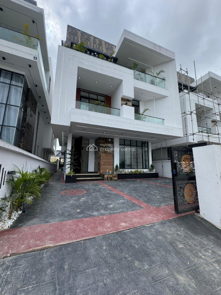 Aesthetically Pleasing 6 Bedroom Detached Duplex with Rooftop, Within The Most Prestigious Estate in Chevron, Lekki, Lagos, Detached Duplex for Sale