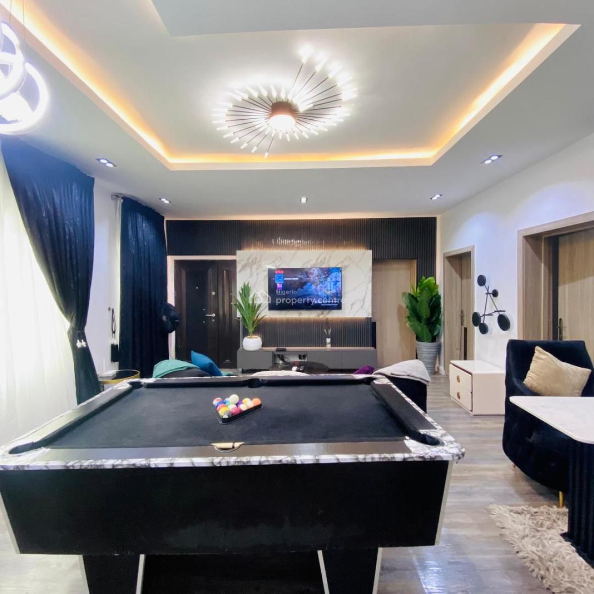 Cozy 2 Bed Apartment with Snooker, Ikate, Lekki, Lagos, Flat / Apartment Short Let