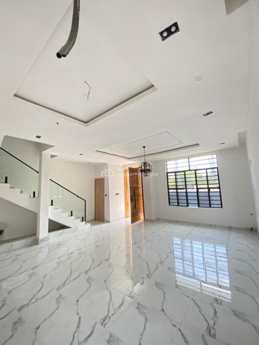 Brand New 4 Bedroom Terrace Duplex with Self Compound in an Estate, Idado Estate, Idado, Lekki, Lagos, Terraced Duplex for Sale