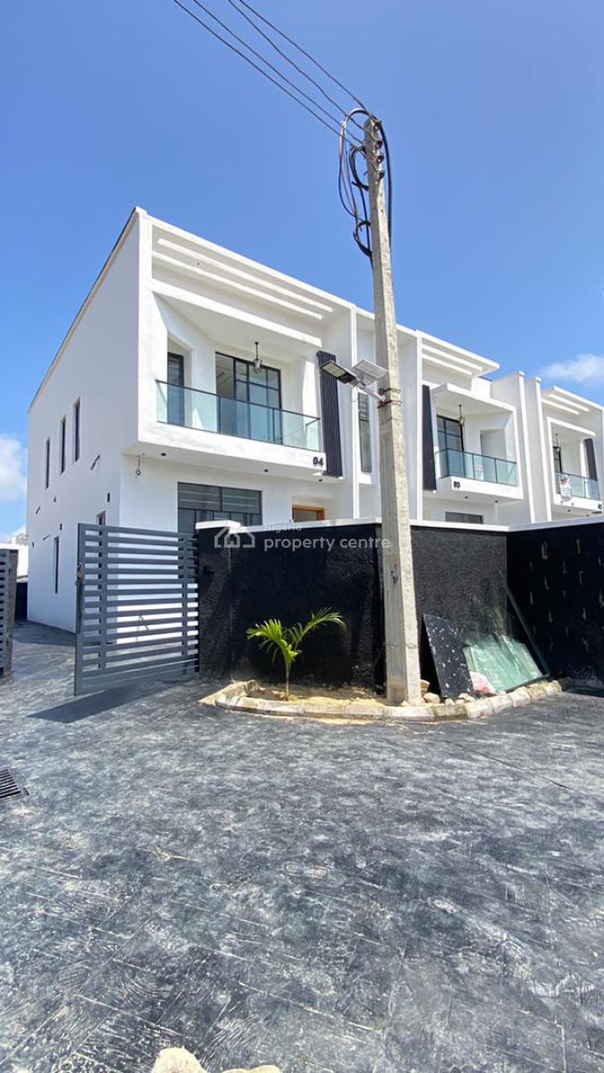 Brand New 4 Bedroom Terrace Duplex with Self Compound in an Estate, Idado Estate, Idado, Lekki, Lagos, Terraced Duplex for Sale