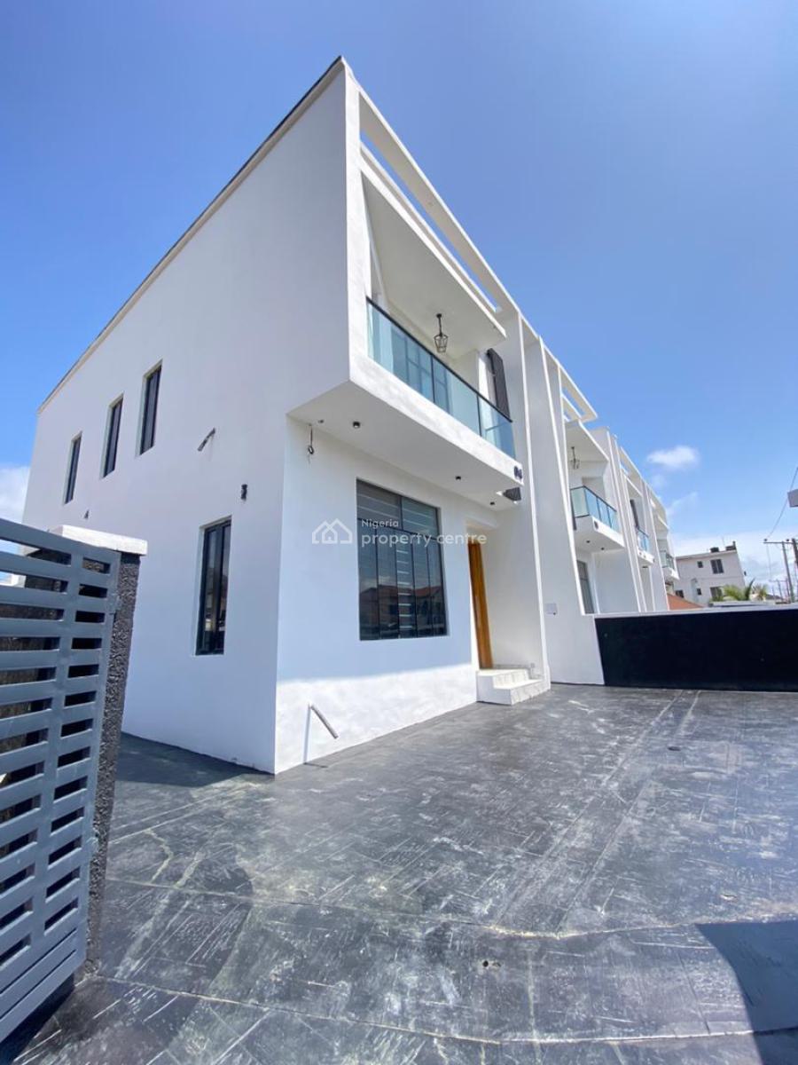 Brand New 4 Bedroom Terrace Duplex with Self Compound in an Estate, Idado Estate, Idado, Lekki, Lagos, Terraced Duplex for Sale