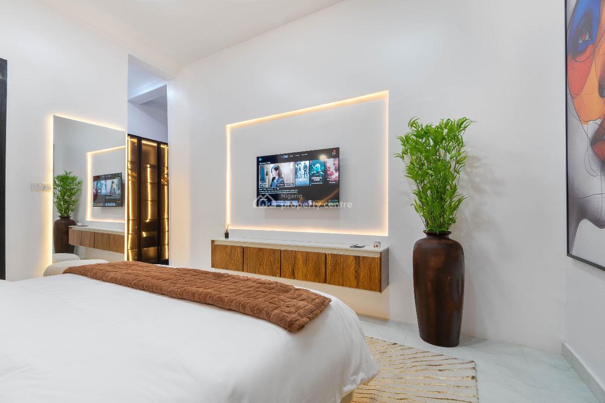 Luxury 2 Bedroom Apartment with Ps5 Balconies, Ikate, Lekki, Lagos, Flat / Apartment Short Let