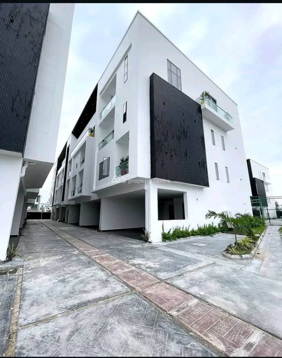 Decent 4 Bedroom Terrace Duplex with a Pool and Bq, Ikate, Lekki, Lagos, Detached Duplex for Sale